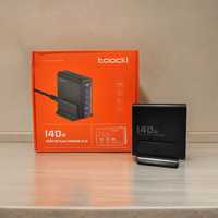 Сетевое зарядное устройство Toocki GaN 140W 2хUSB, 3хType-C 5A. Новые