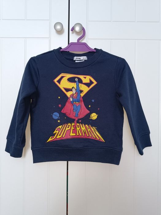 Bluza chłopięca wkładana przez głowę Superman Supermen Sinsay 98