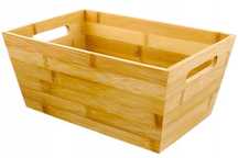 organizer pojemnik do przechowywania bambus 30x20