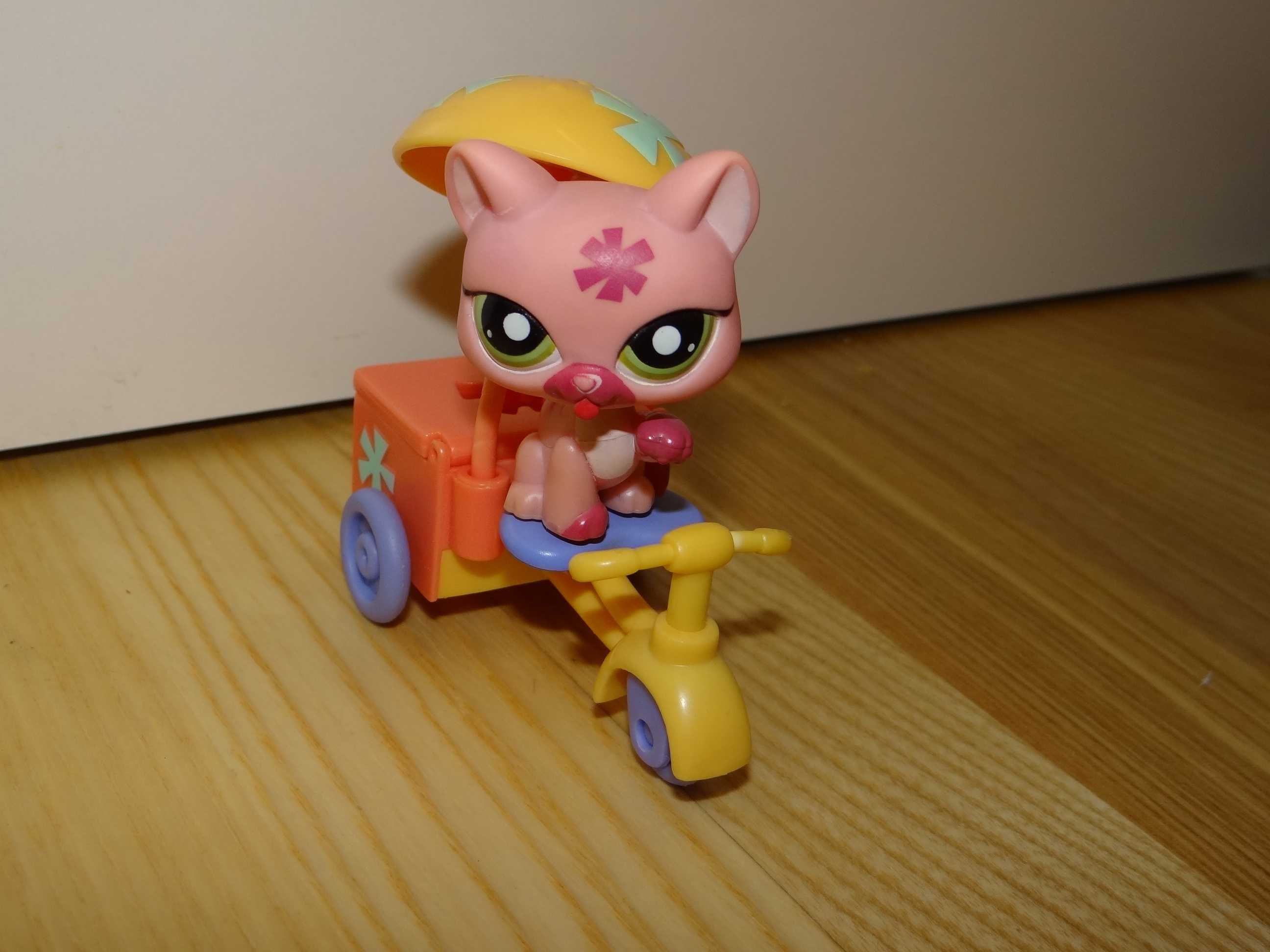 LPS Littlest Pet Shop seria Pets on the Go * Kot z Lodziarnią _ UnikaT