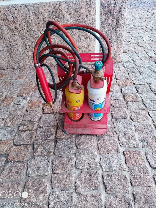 Maçarico soldar a gas e oxigenio