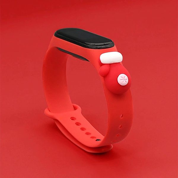 Strap Xmas opaska do Xiaomi Mi Band 4 / Mi Band 3 świąteczny silikonow