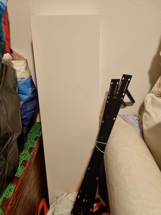 Estante de parede, branco, 110x26 cm