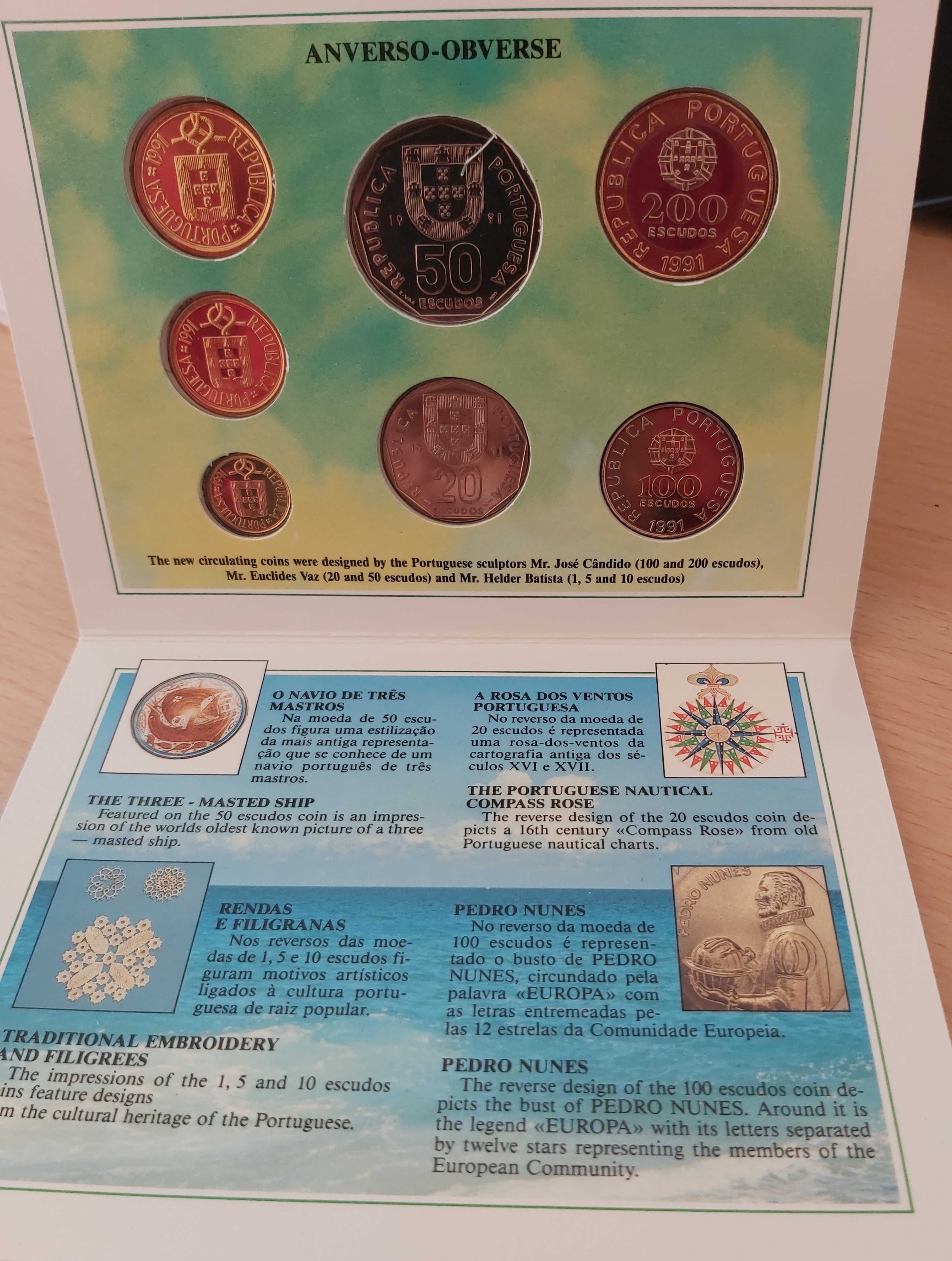 Coleção anual moedas BNC, Série de 1991