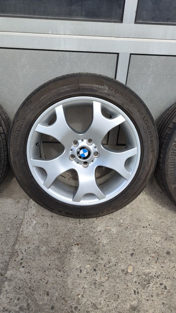 Felgi z oponami  19" 5x120 BMW X5 styling 63 proste wyważone