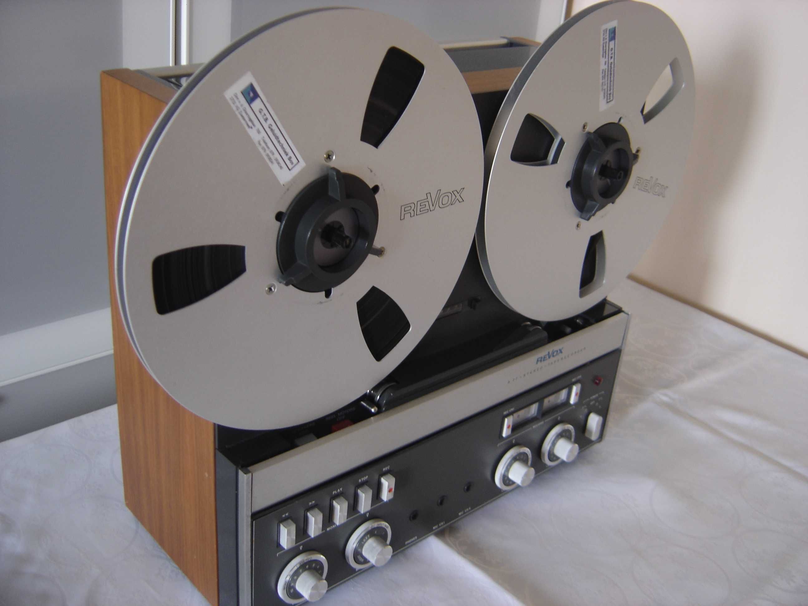 Revox A77 magnetofon szpulowy, zestaw
