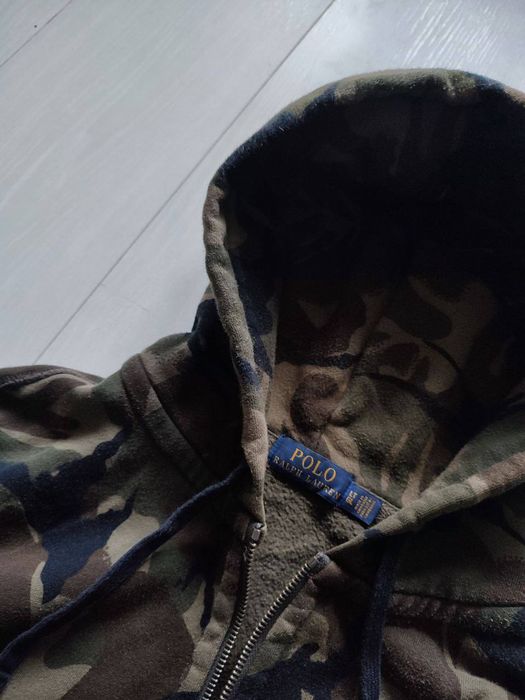 Zip Hoodie polo Ralph Lauren camo стан 10/10 розмір M/L