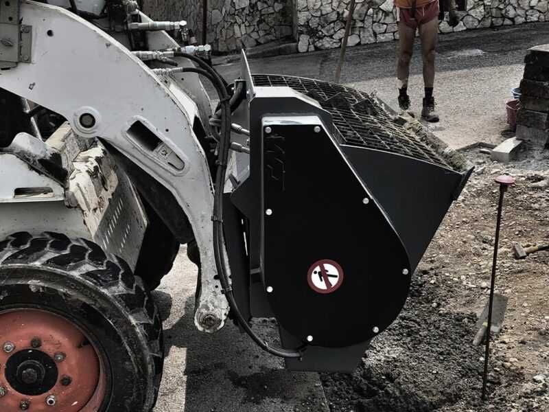 Misturador mini pá ( betoneira hidráulica)