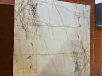 Pavimento Mármore Rubicer branco/bege novo 60x120