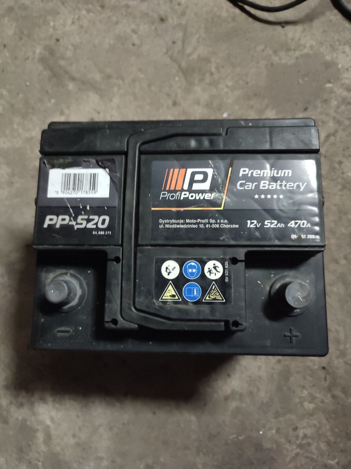 Akumulator Profipower pp-520 52ah 470a