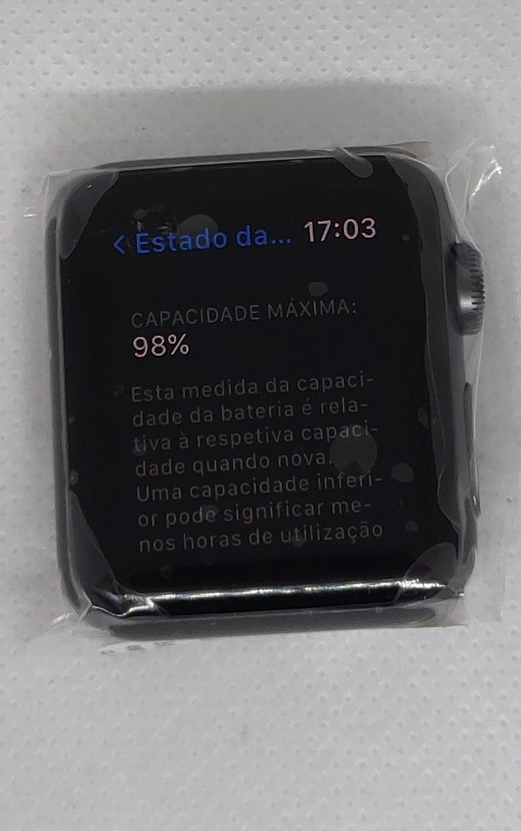 Apple Watch 3 38mm * GPS * Cinza Escuro * Recondicionado