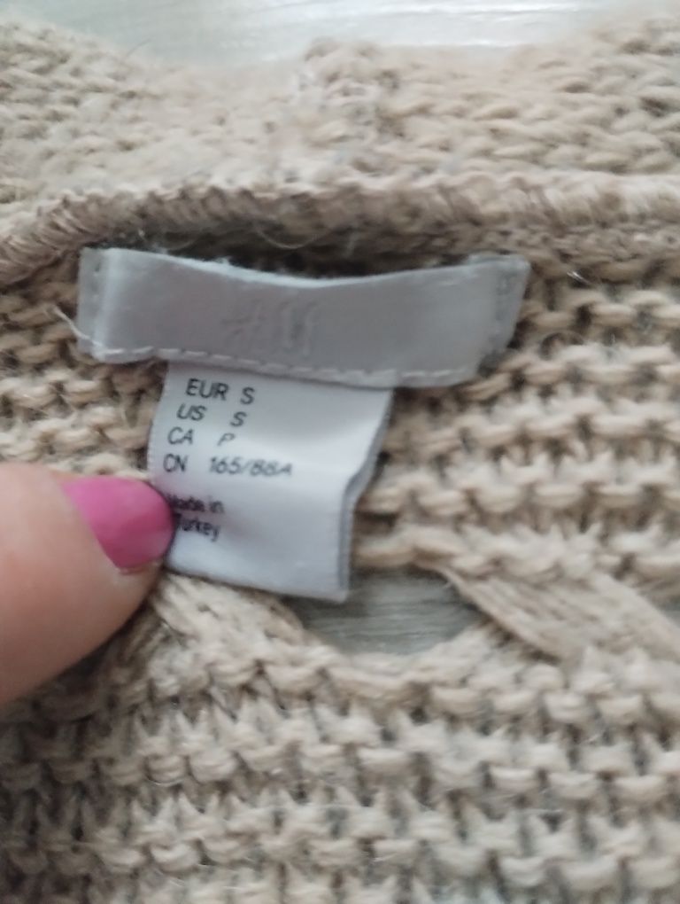 Sweter, kardigan 30% wełna i moher