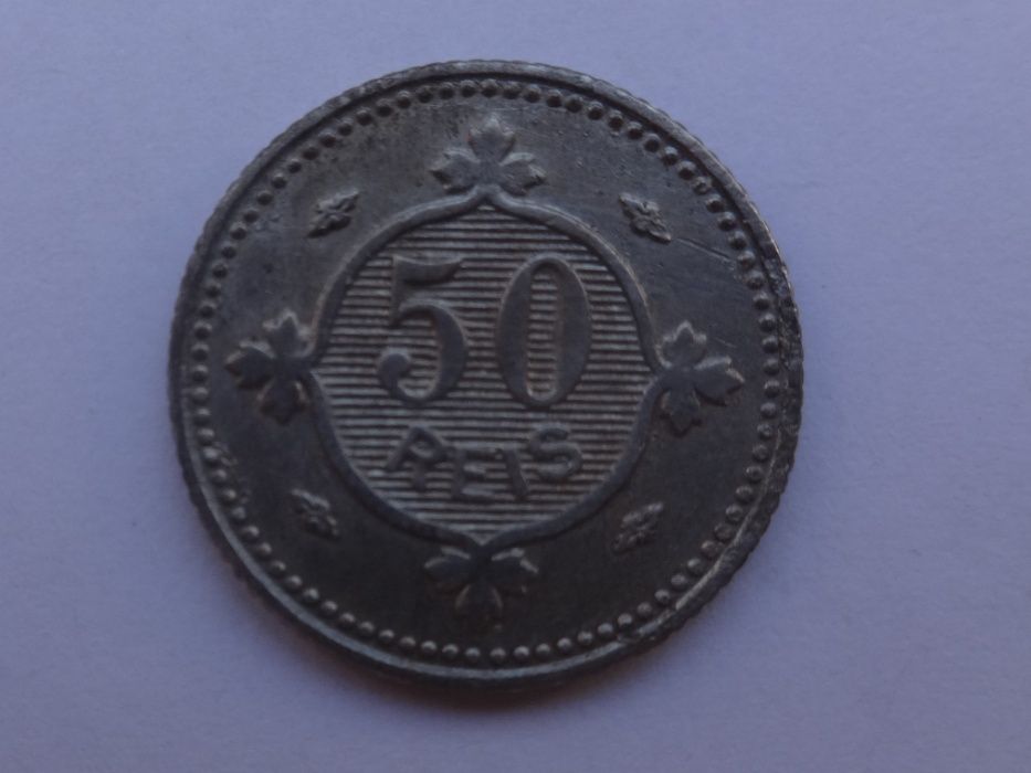 Moedas Época Monarquia - 5, 50, 100, V e XX Réis