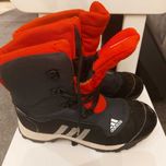 Buty śniegowce trekingowe adidas r  38 czerwono czarne