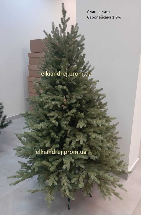 Ялинка лита Європейська штучна, топ продажів. Литая елка Європейская