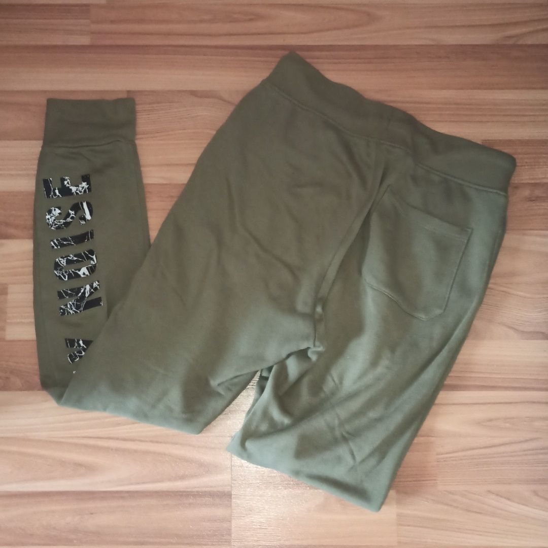Зелені штани H&M, чоловічі, на резинках , для 12-14р