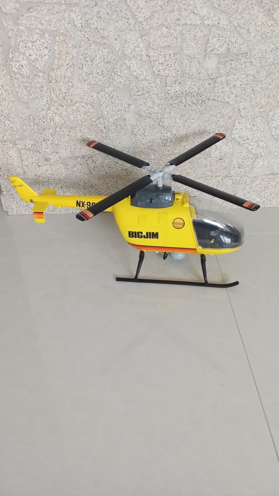 HELICÓPTERO 63 Cm. Adorno e Divertir Criança 2 Fotos