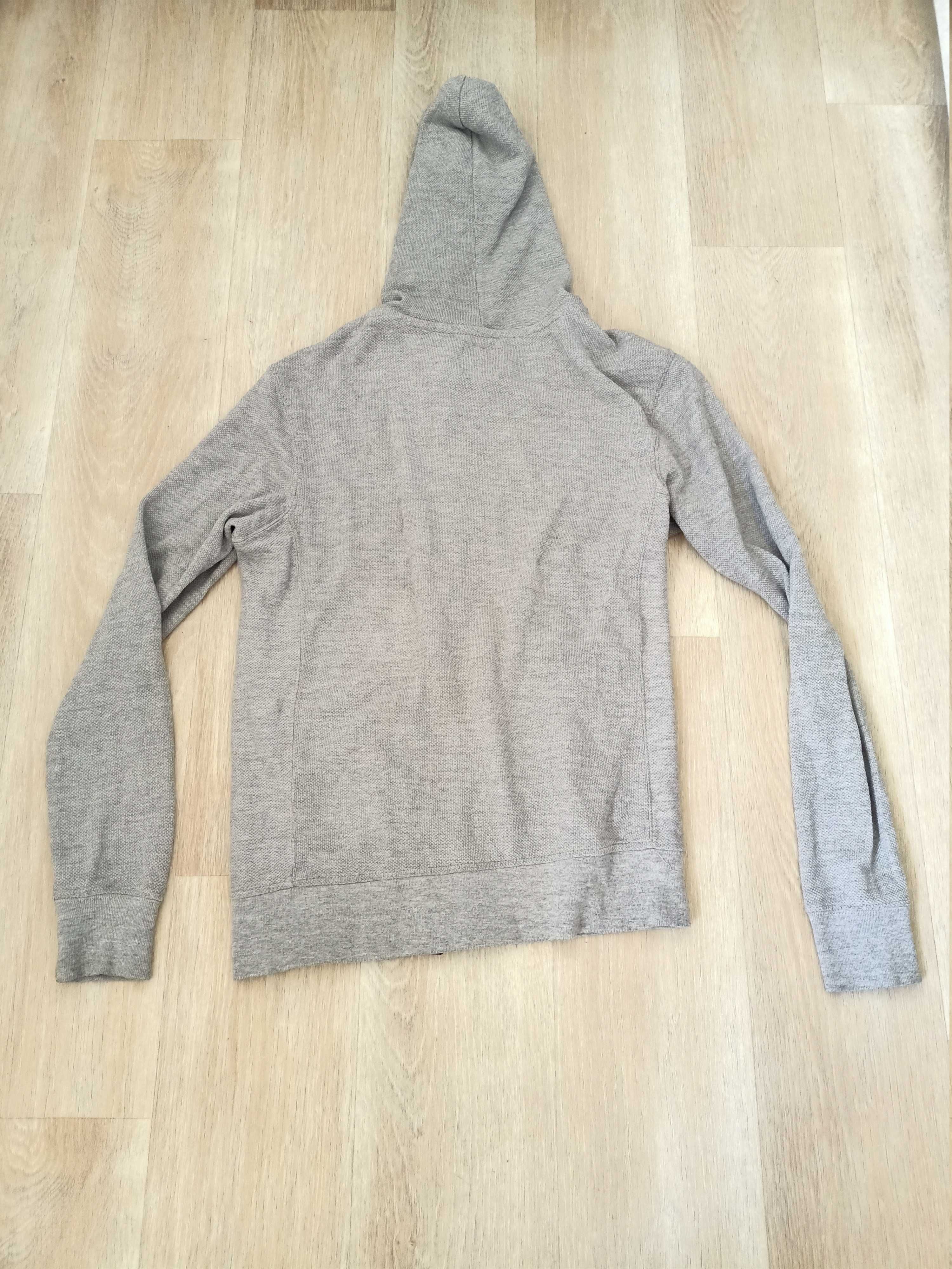 bluza z kapturem szara ZARA rozmiar M