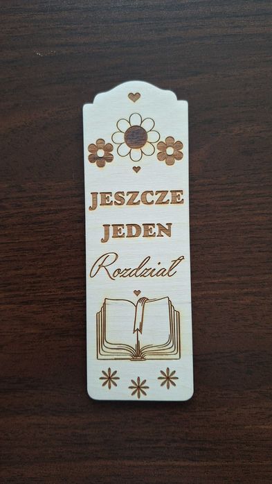 Drewniana zakładka do książki - różne wzory