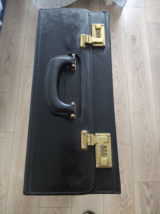 Torba skórzana zamki szyfrowane