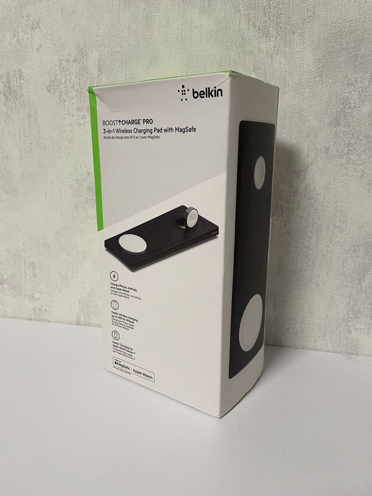 Бездротова  зарядна станція  Belkin 3in1 MagSafe PRO black