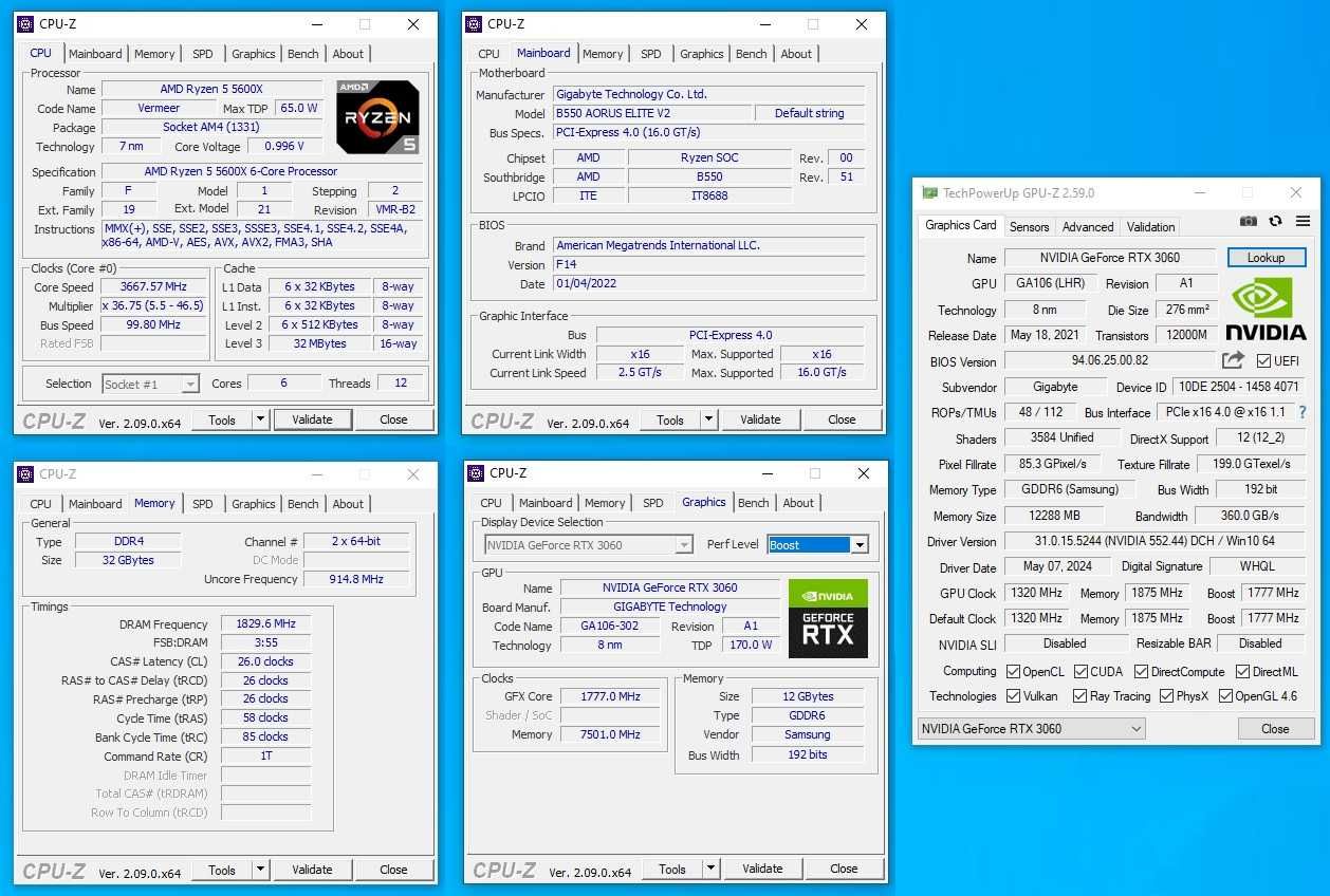 PC do Gier + Monitor 27" 155HZ || Ryzen 5600x, 32GB DDR4, RTX3060 12GB