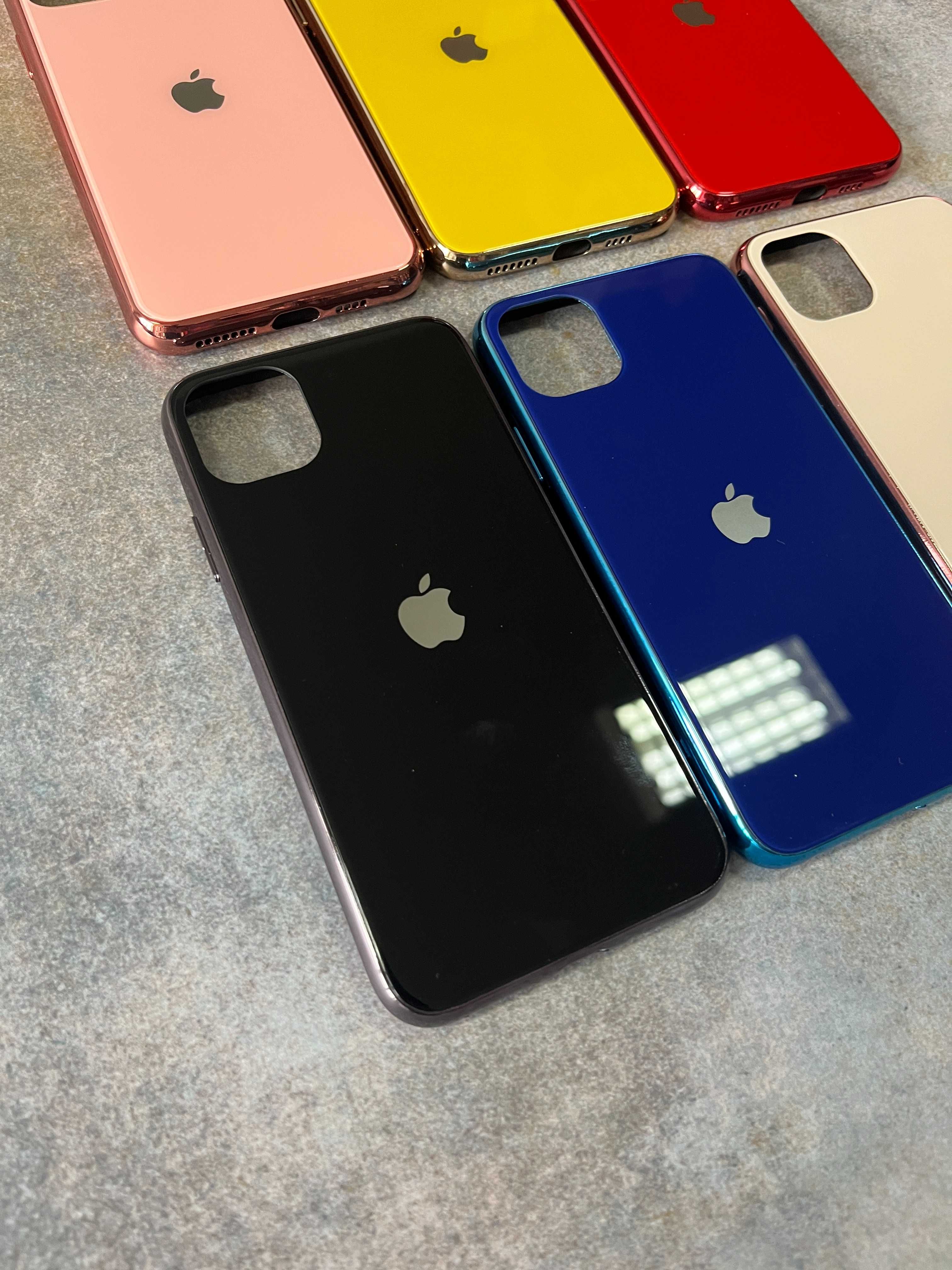 Скляний чохол для iPhone 11 Pro Max Glass Case Айфон Стеклянный чехол