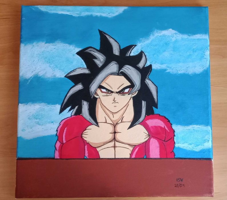 Quadro Son Goku Super Saiyan 4