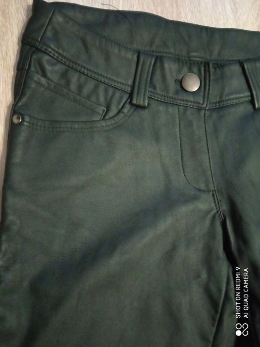 Spodnie skórzane damskie-34