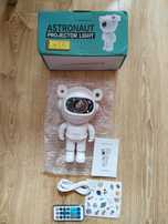 Lampka nocna, projektor gwiazd, astronauta