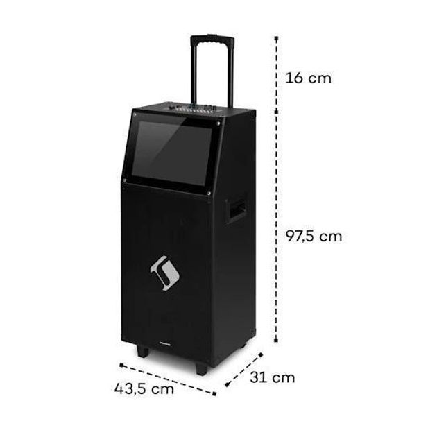 Мобільна блютуз колонка wifi з Німеччини Auna Pro KTV 10034612