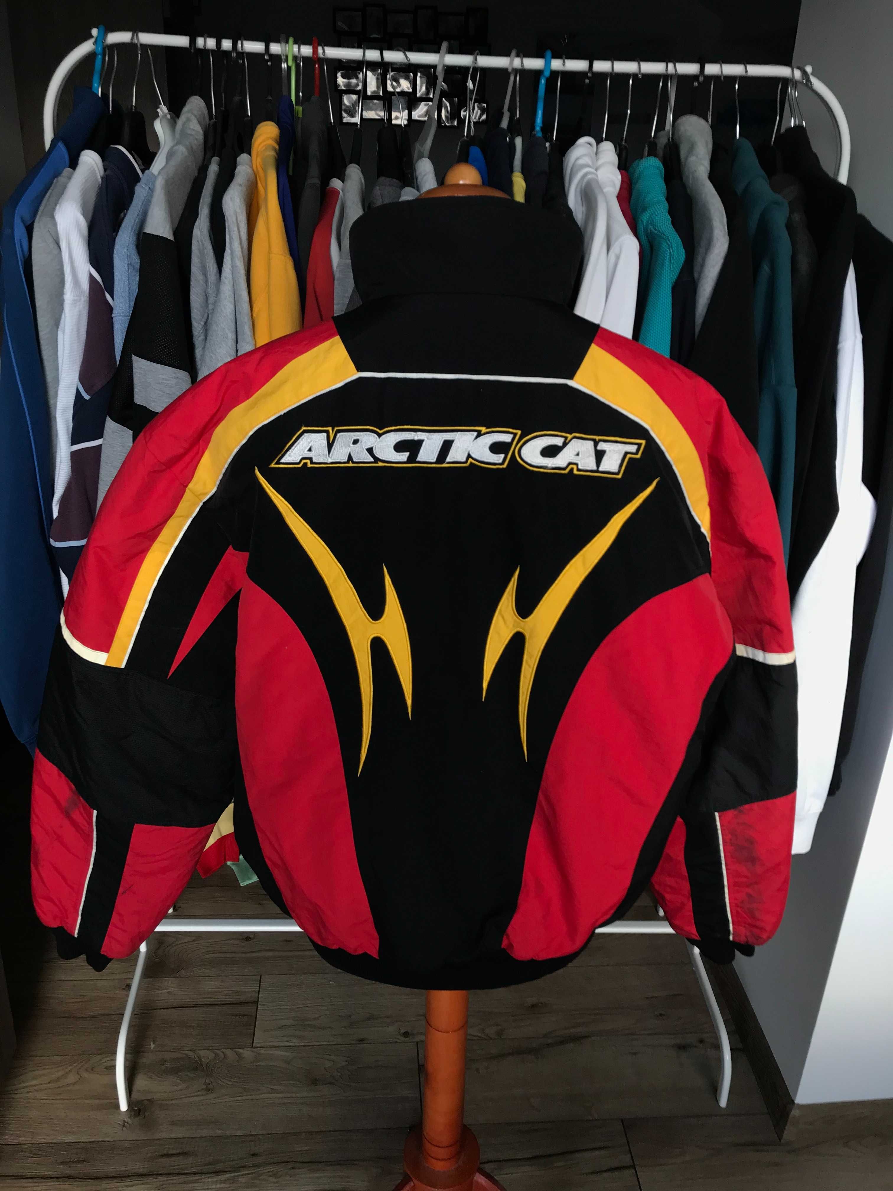 Kurtka wyścigowa puchowa Artic Cat rozm. M vintage