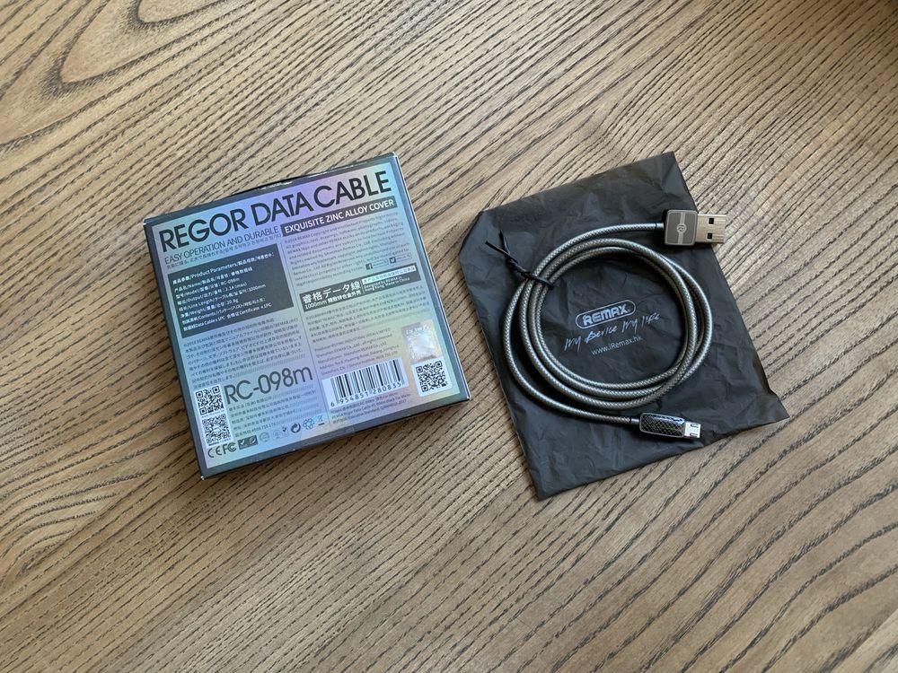 Кабель Remax Regor Micro USB 1м (RC-098M-TARNISH) Tarnish