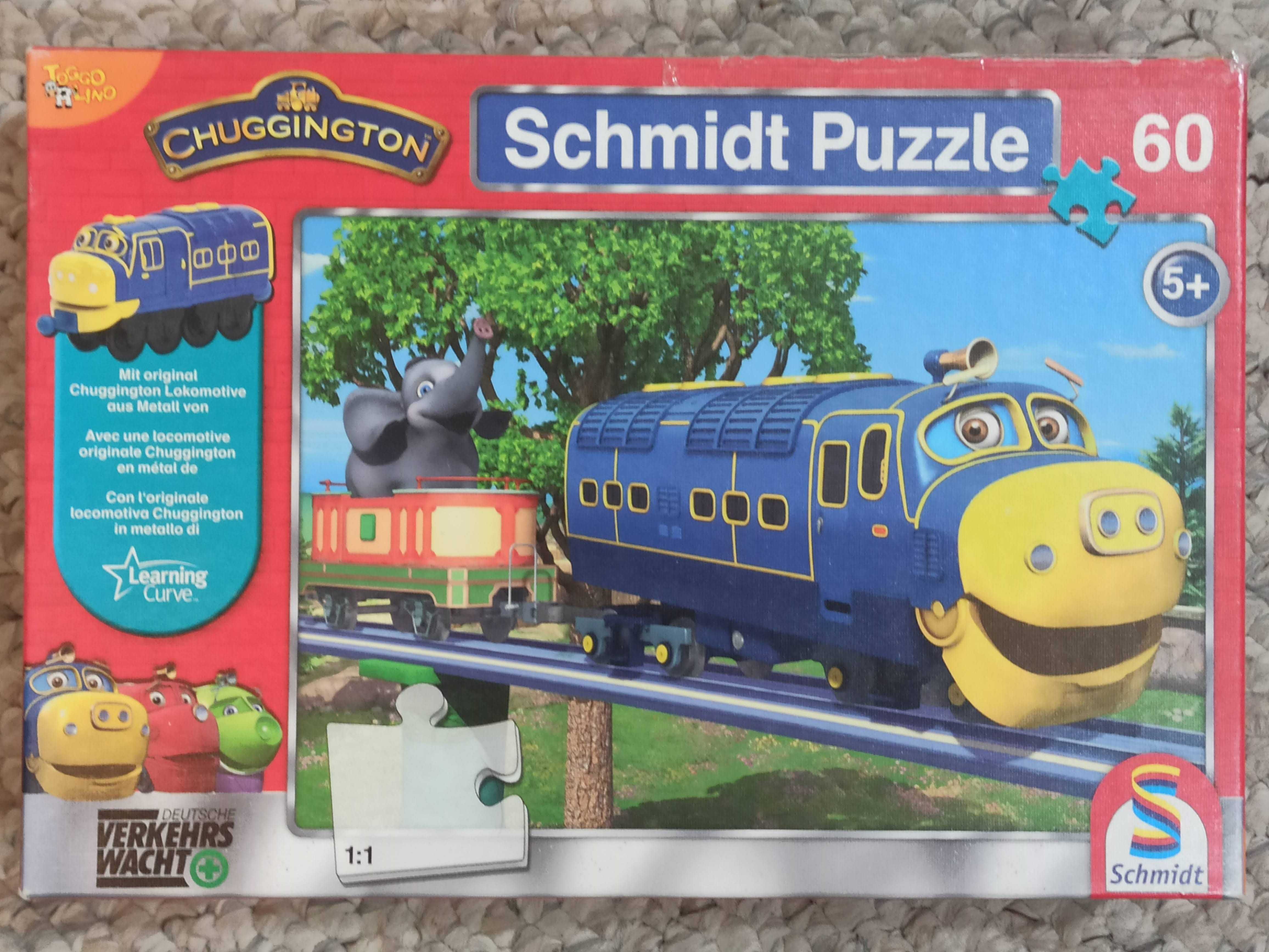Puzzle Schmidt Puzzle Chuggington Stacyjkowo 60 elementów