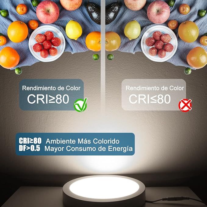 Lampa sufitowa LED EXTRASTAR 24W, naturalne białe światło 4200K