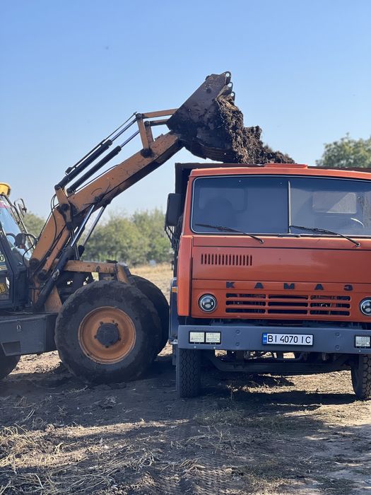 Перегной коровʼячий(2 год) и грибной(1 год,свіжий),доставка авто КАМАЗ