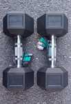 Dumbbells 15kg par (7.5kg cada) novos