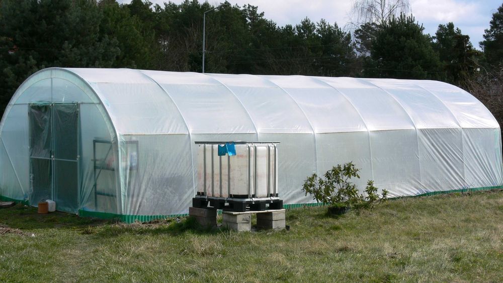 tunel foliowy profesjonalny szklarnia namiot 10 x 5 x 3 z folią