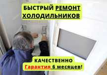 ТЕРМІНОВИЙ ремонт холодильників, Пральних машин, ГАРАНТІЯ 6 міс!