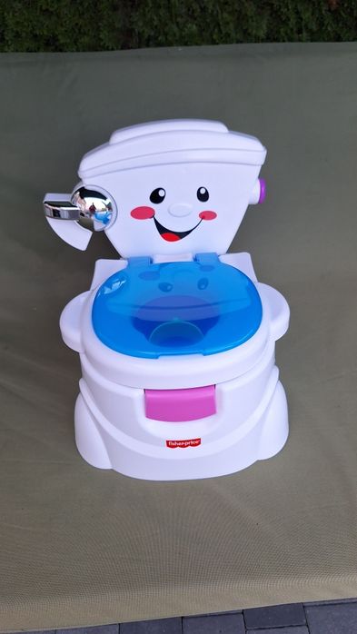 Nocnik interaktywny Fisher-Price biały język niemiecki