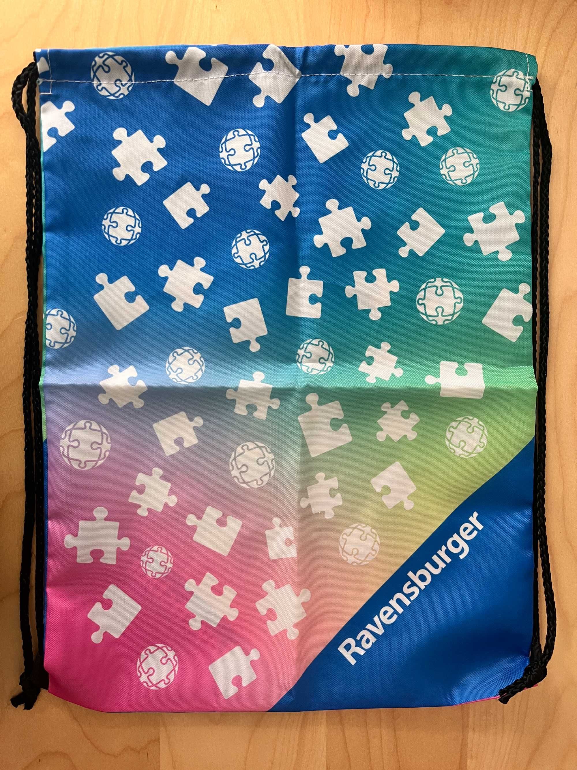 Worek z logo Ravensburger puzzle