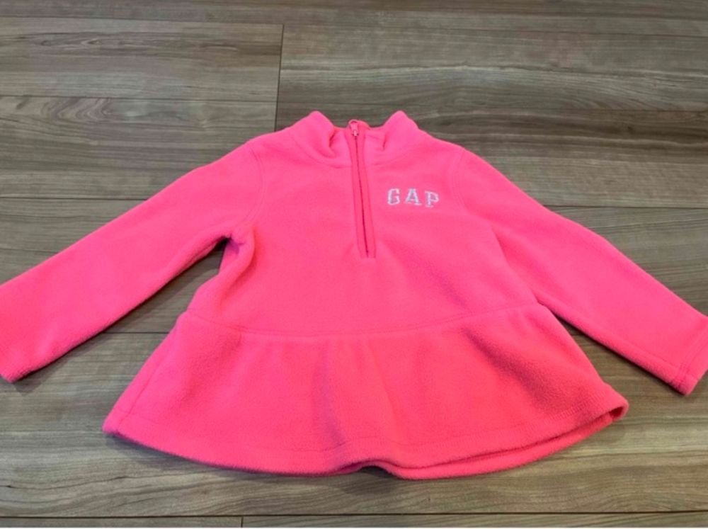 Розовая флиска gap 92 см