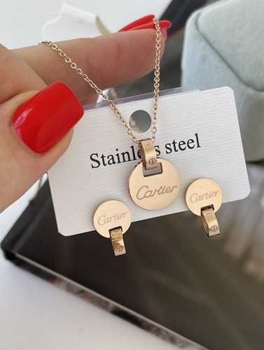 Набор позолоченный, разные, серьги, браслет, позолота, родий