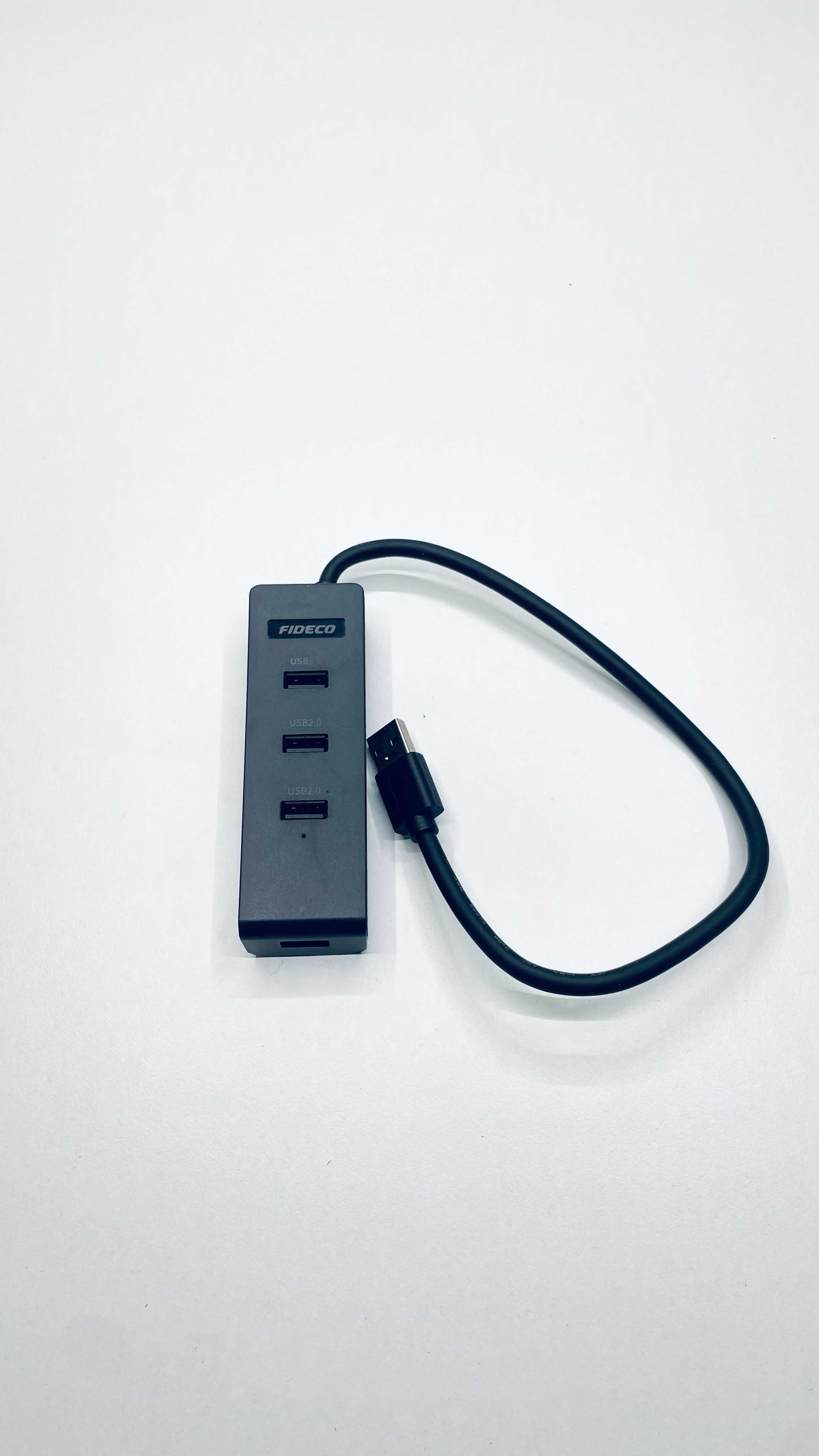 Hub USB Fideco 4 porty 1x usb 3.0 + 3x usb 2.0 + USB C do laptopa pc