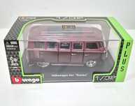 Burago vw van samba 1/32, volkswagen
