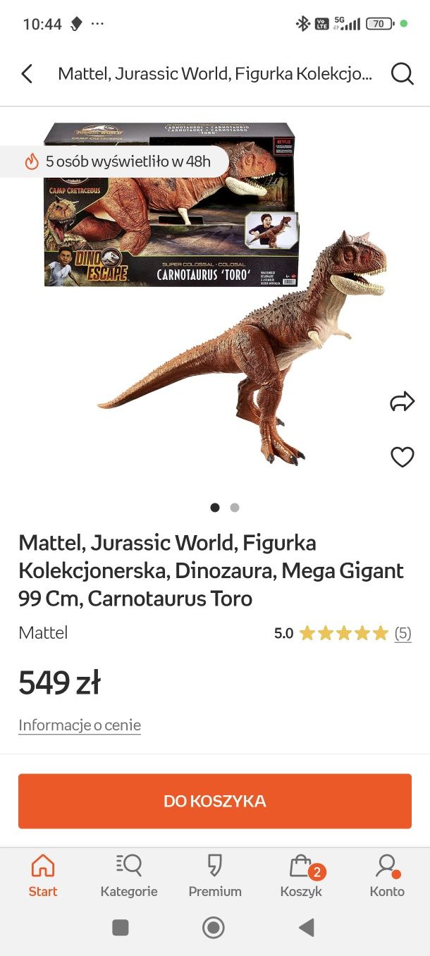 Karnotaur gigant, dinozaur