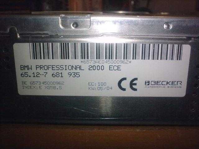BMW PROFESSIONAL 2000 ECE - naprawa wzmacniacz audio tuner