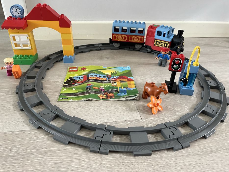 10507LEGO 10507 Duplo Mój pierwszy pociąg ciuchcia tory
