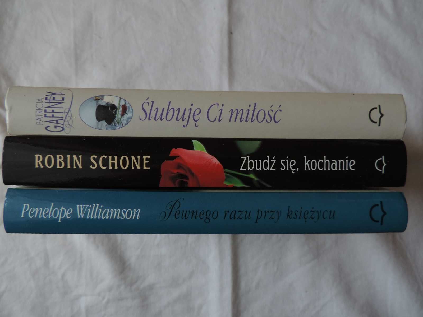Zbudź się kochanie, Ślubuję Ci miłość - romans, 3 tomy, inne autorki.