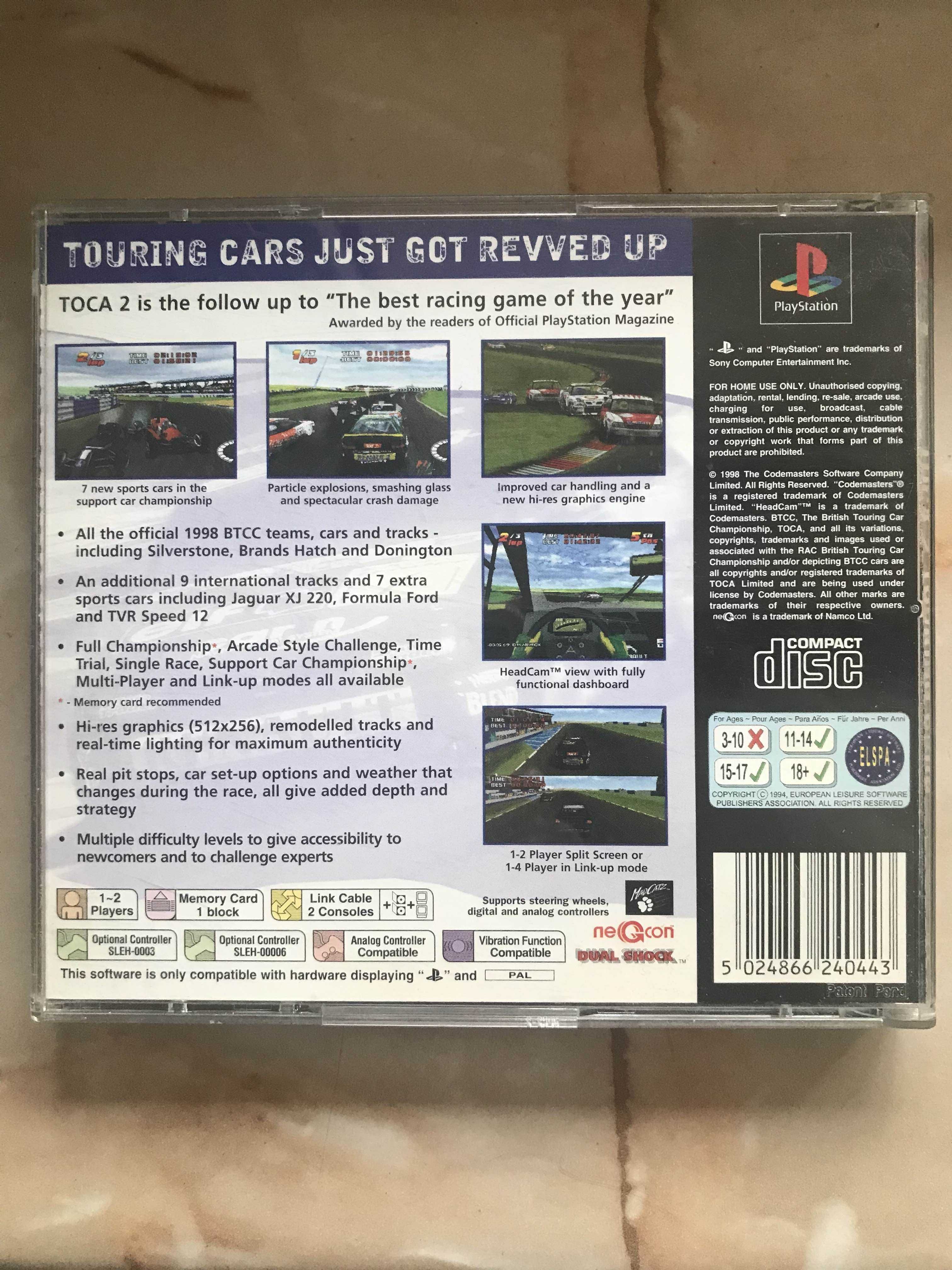 Toca 2 Touring Cars PSX